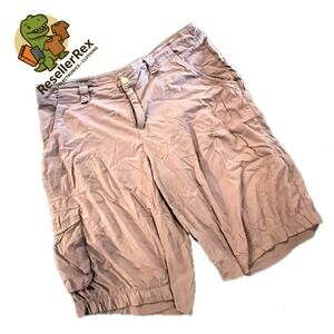 Lucy Activewear. Cargo Shorts Women 12 Grey Excellent Utility Hiking Pockets
